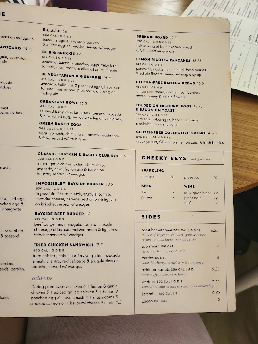 Menu Bluestone Lane Tribeca Café-7