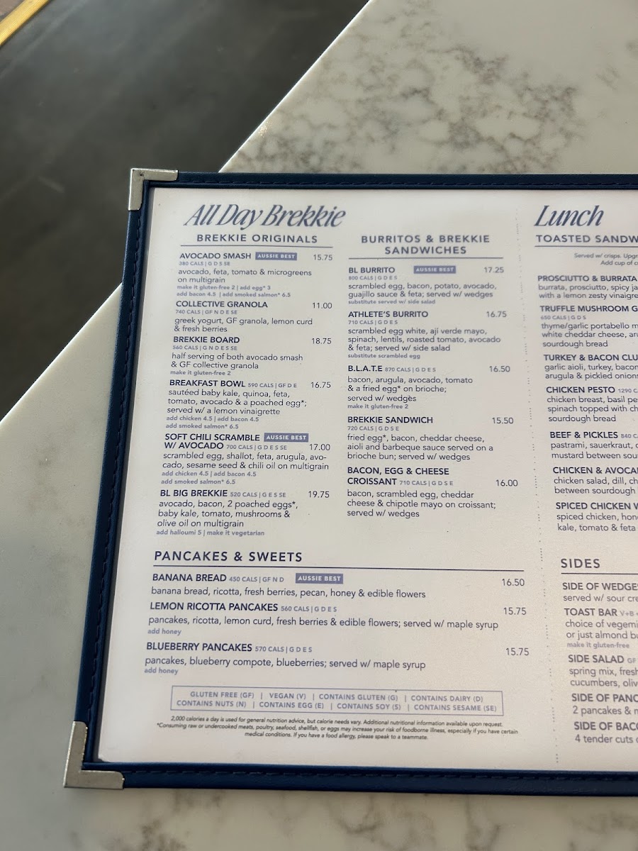 Menu Bluestone Lane West Hollywood Café-7