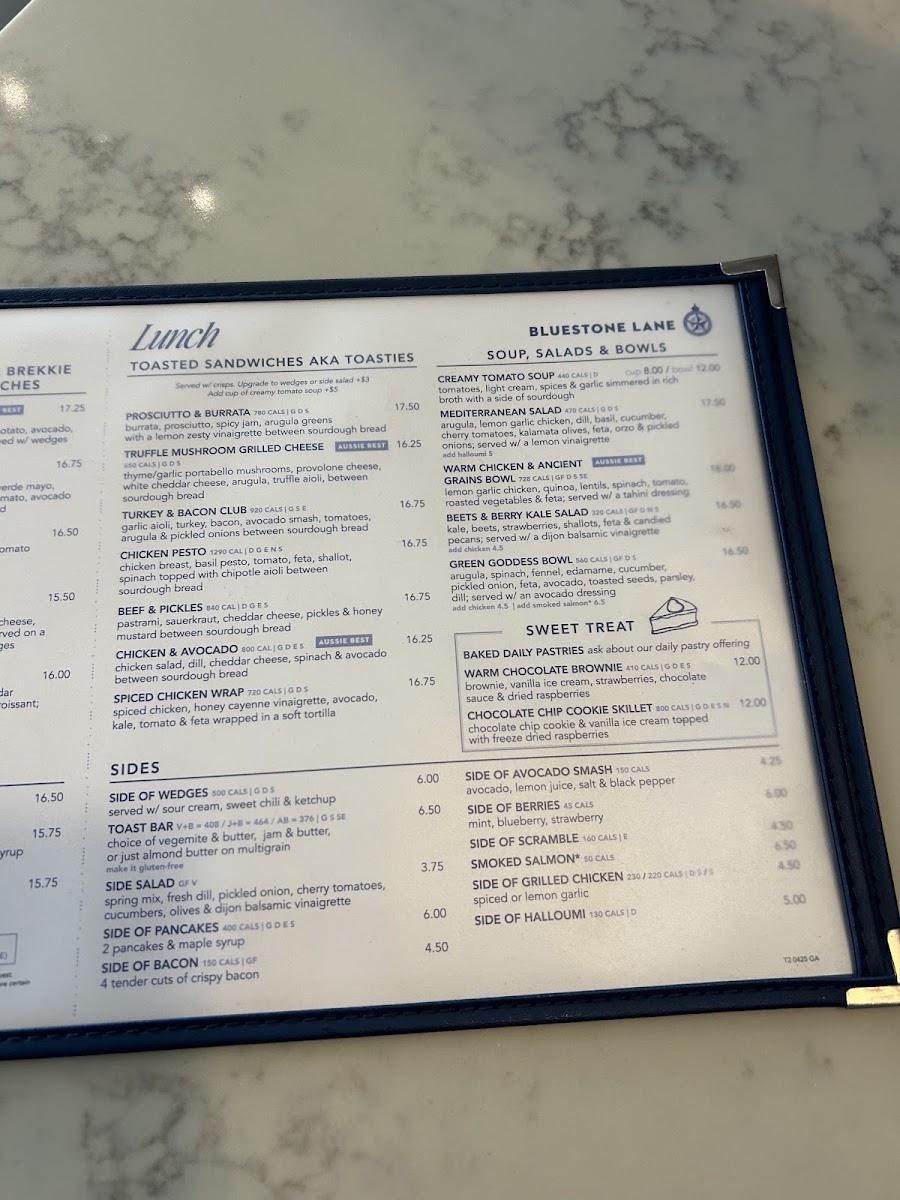 Menu Bluestone Lane West Hollywood Café-8