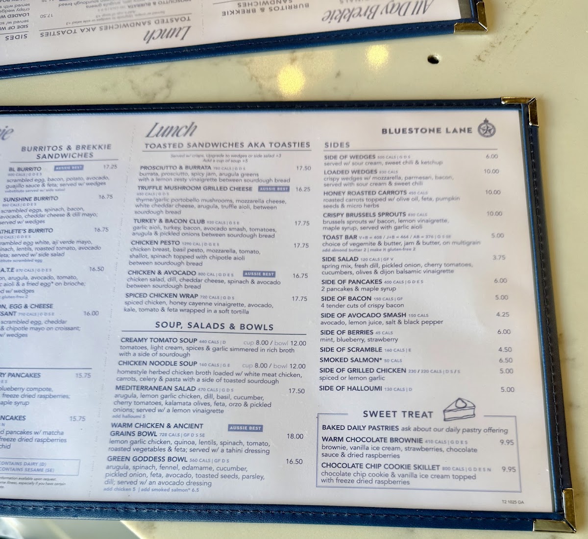 Menu Bluestone Lane West Hollywood Café-9