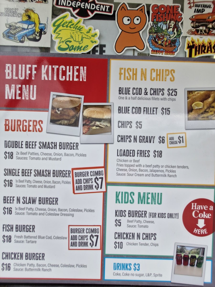 Menu Bluff Kitchen Food Truck Roadside-1