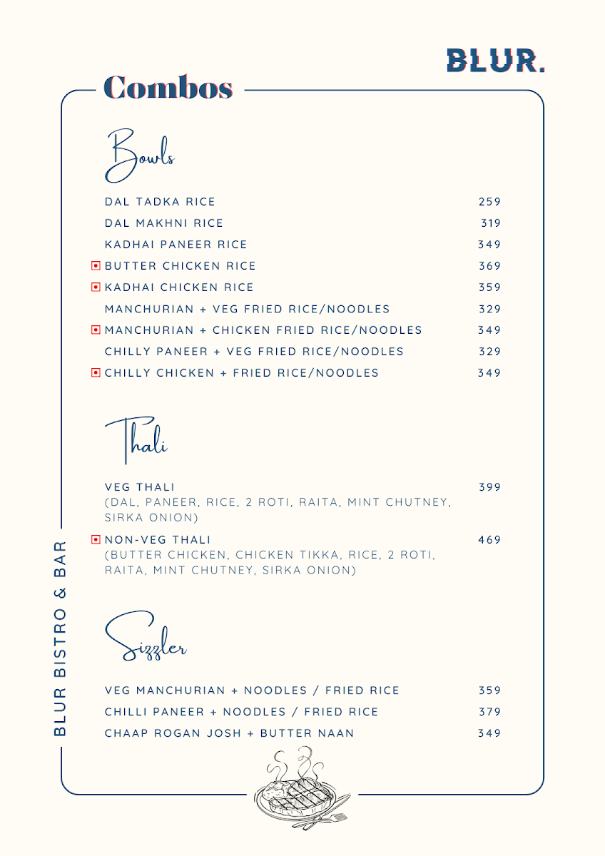 Menu Blur Bistro & Bar-2