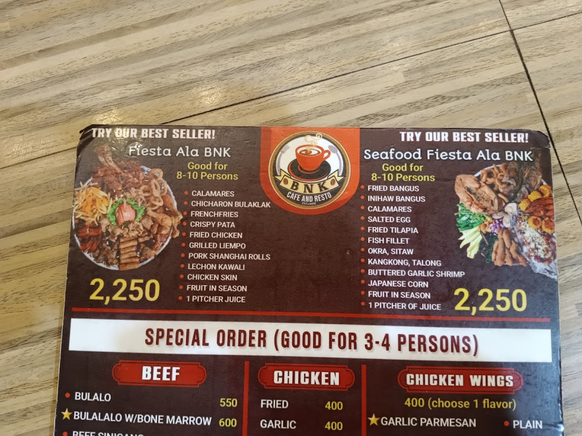 Menu Bnk Cafe & Resto - Budbod Ni Nanay Kaling-10