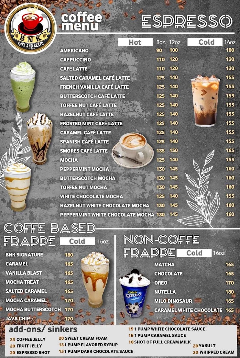 Menu Bnk Cafe & Resto - Budbod Ni Nanay Kaling-3