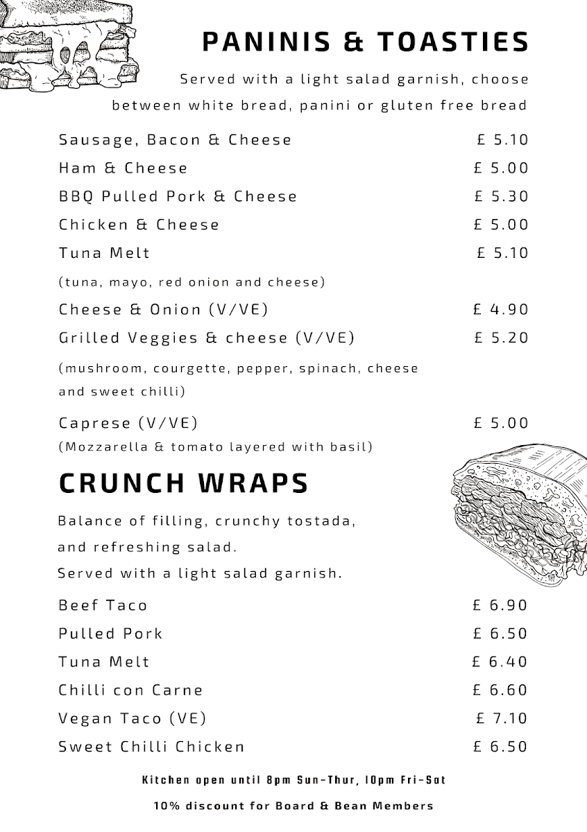 Menu Board & Bean-1