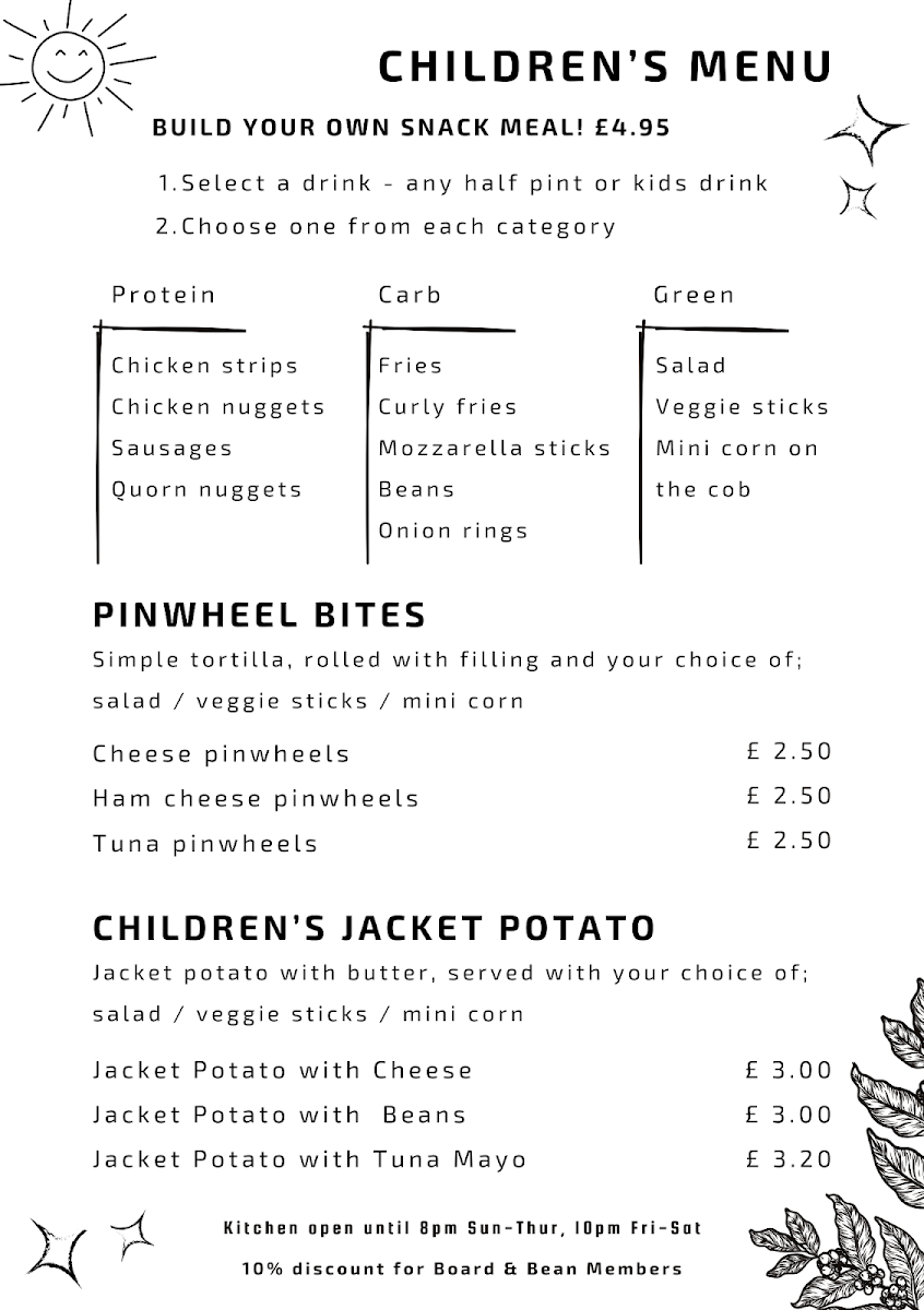 Menu Board & Bean-2