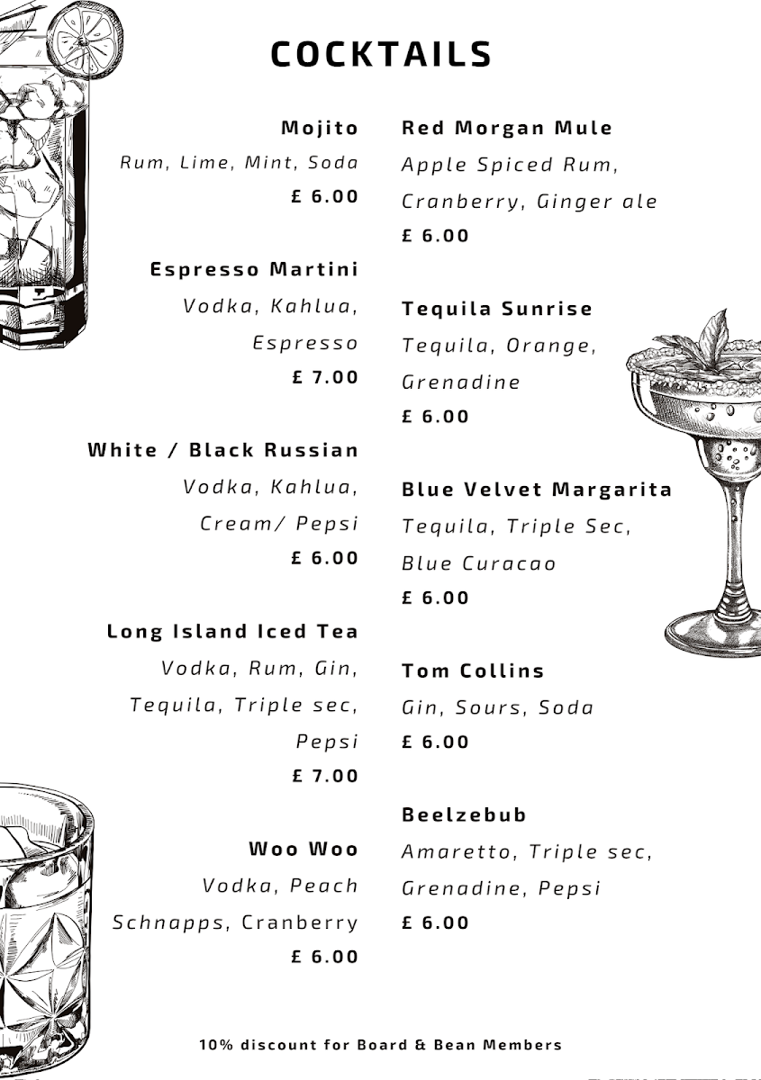 Menu Board & Bean-7