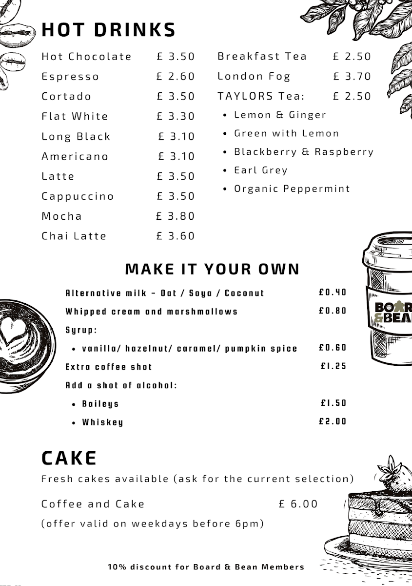 Menu Board & Bean-8