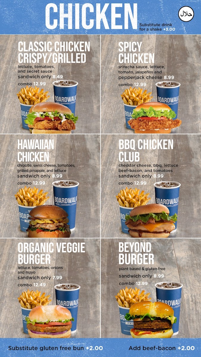 Menu Boardwalk Burgers - Spruce Grove-4