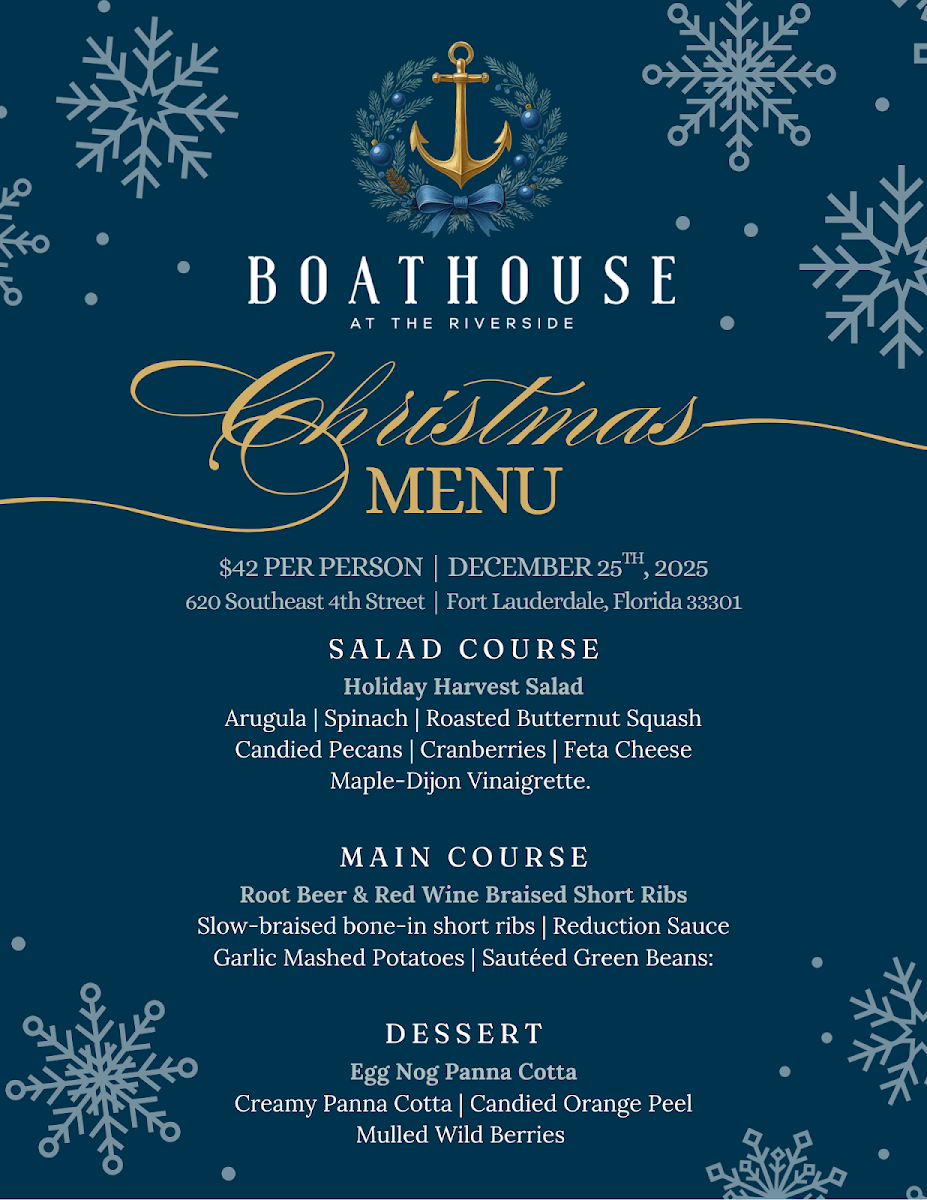 Menu Boathouse At The Riverside-1
