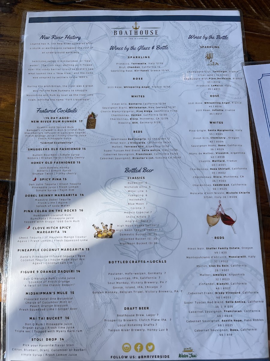 Menu Boathouse At The Riverside-5
