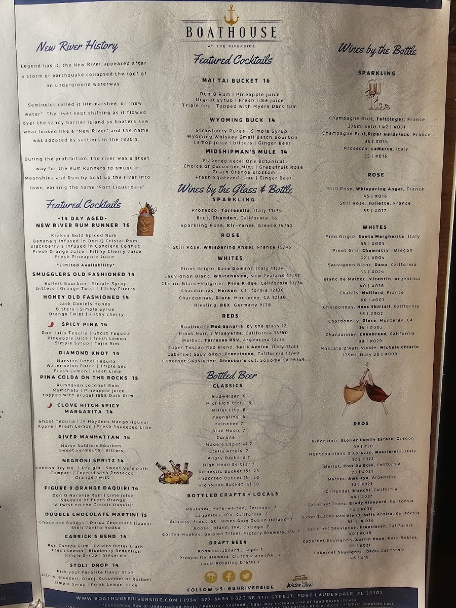 Menu Boathouse At The Riverside-6