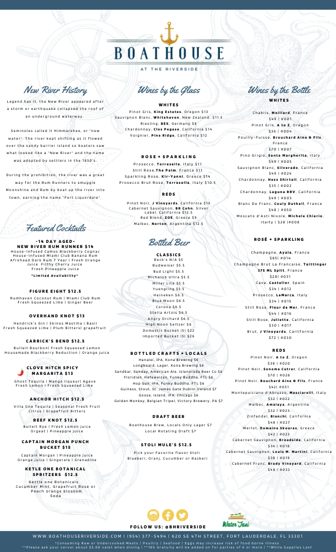 Menu Boathouse At The Riverside-7