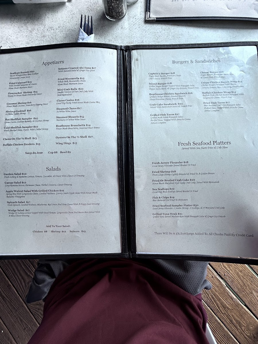 Menu Boathouse Restaurant-9