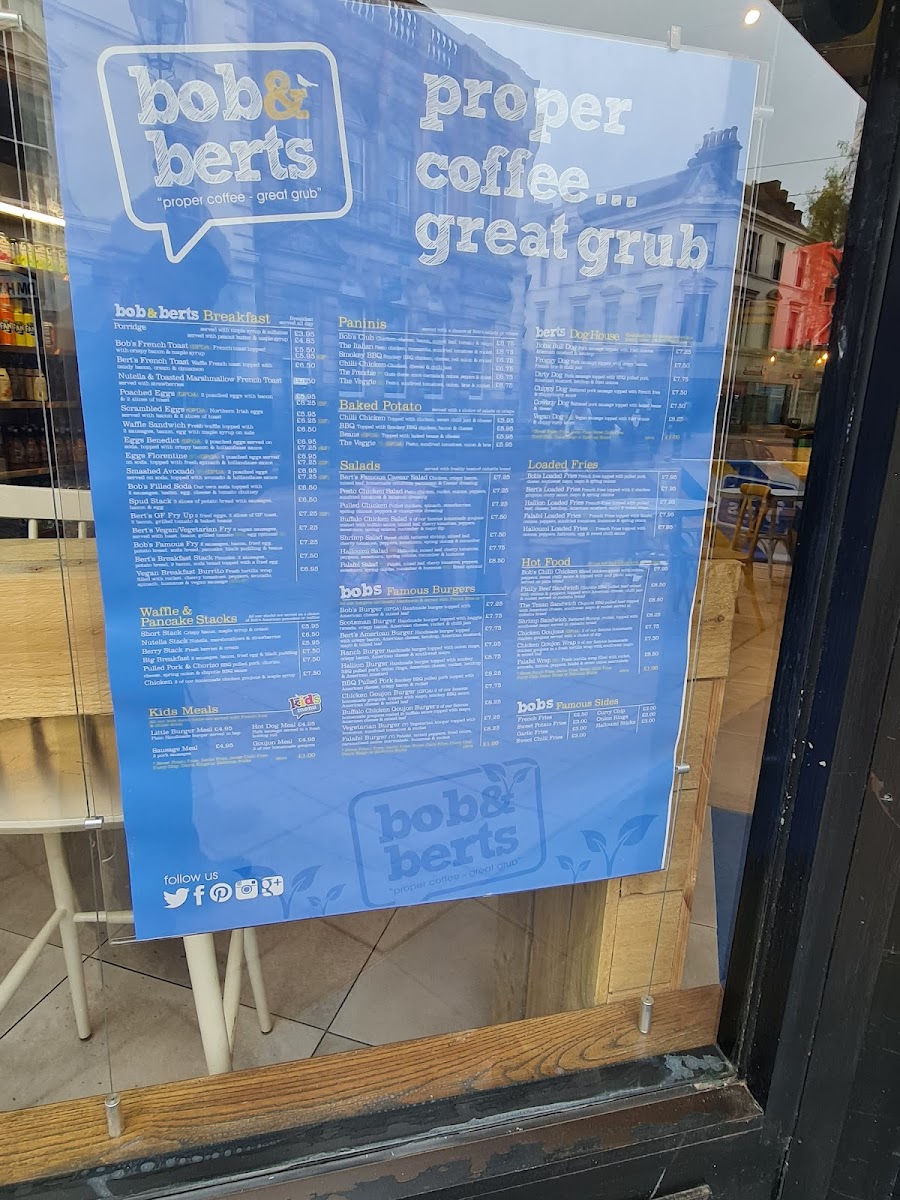Menu Bob & Berts Falkirk-1