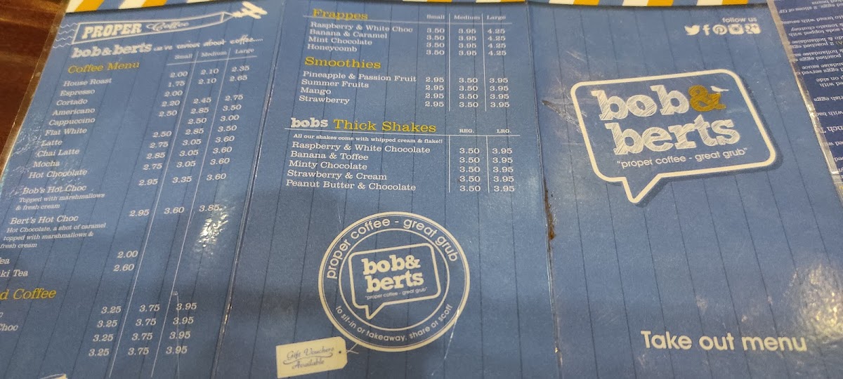 Menu Bob & Berts Falkirk-2