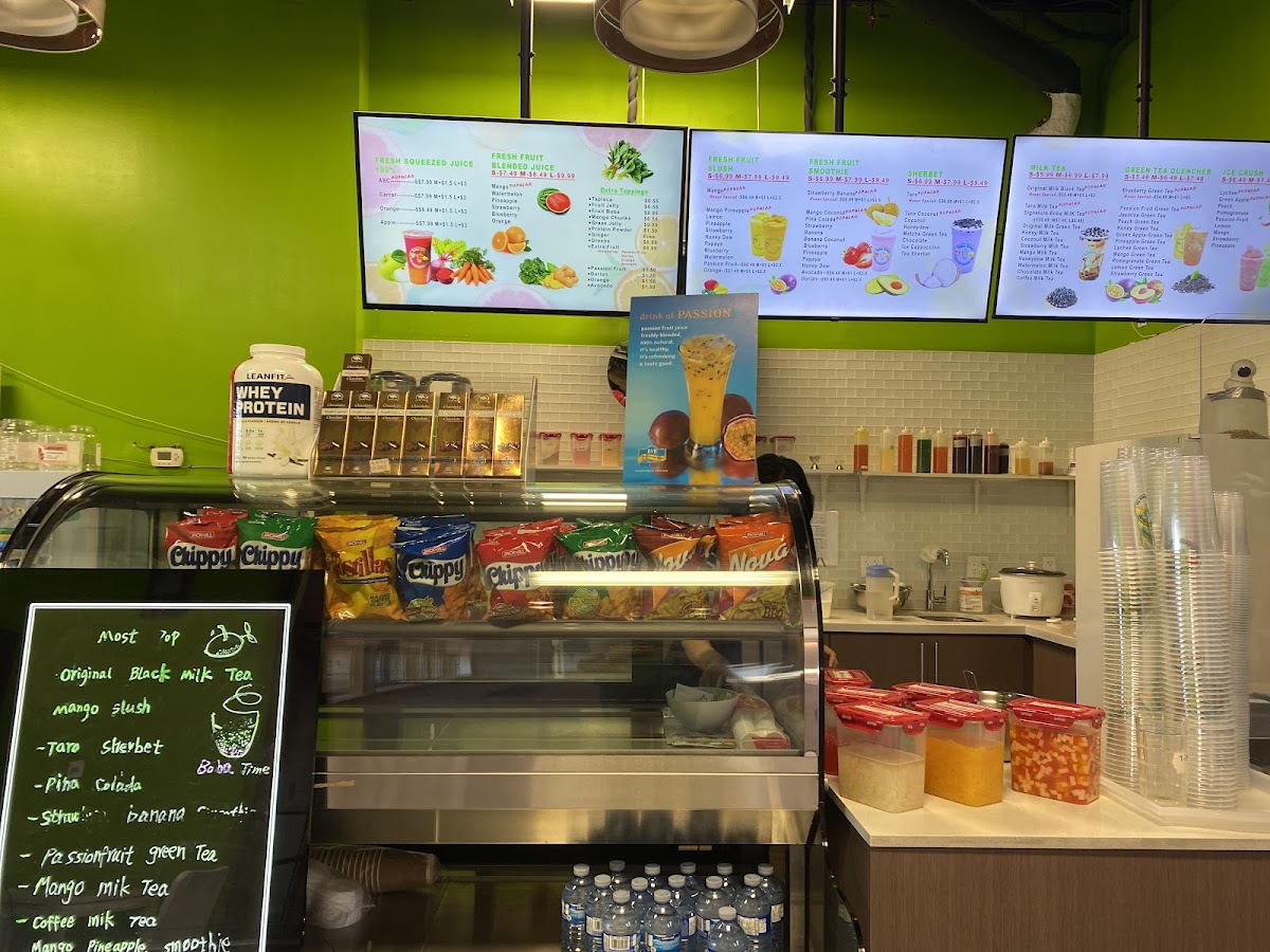 Menu Boba Green Fresh Fruit Smoothies-1