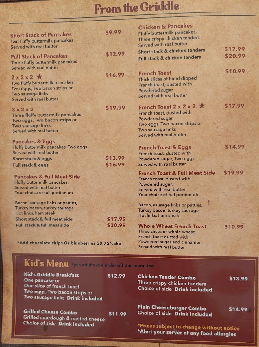 Menu Bobby’S Coffee Shop-8