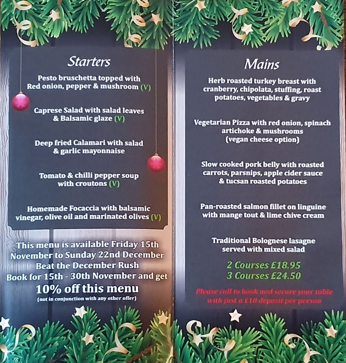 Menu Bobby’S Italian Restaurant-1
