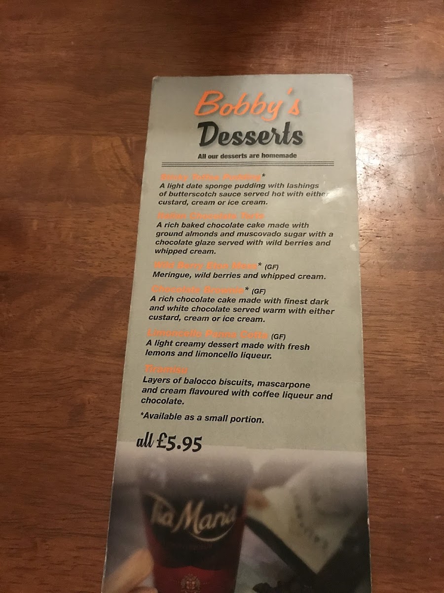 Menu Bobby’S Italian Restaurant-3