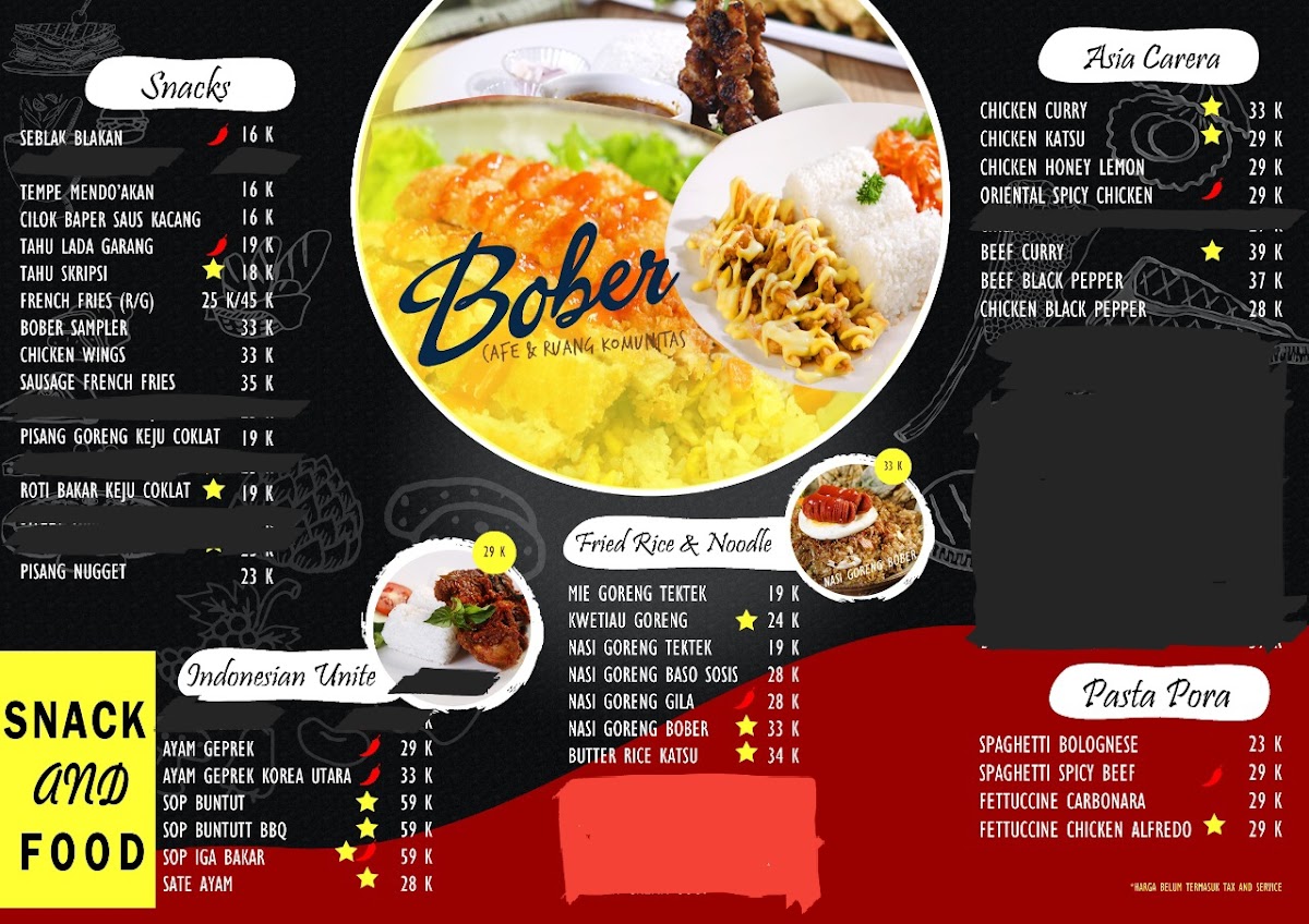Menu Bober Cafe & Ruang Komunitas-6