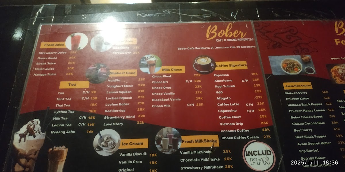 Menu Bober Cafe & Ruang Komunitas-8