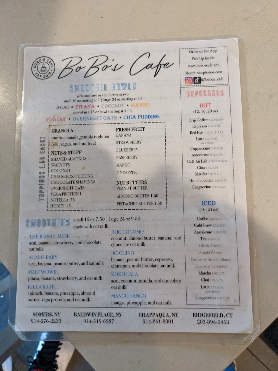 Menu Bobo's Cafe-9