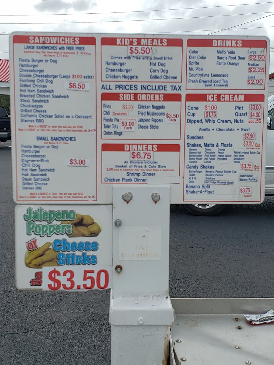 Menu Bob's Drive-In Restaurant-3