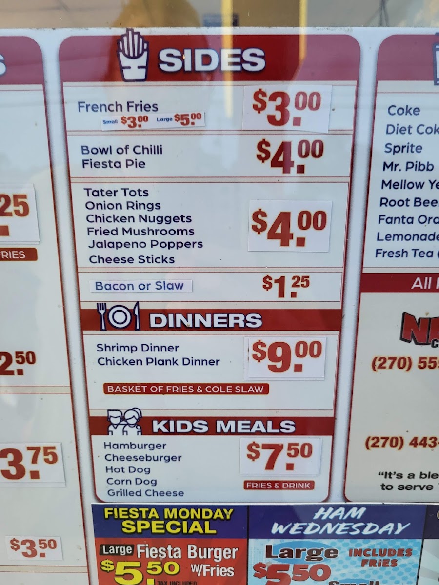 Menu Bob's Drive-In Restaurant-6