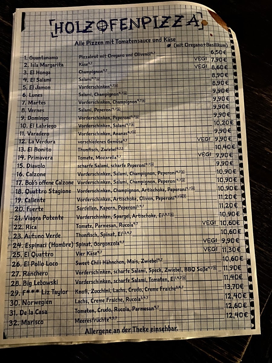Menu Bob's Rock & Bowl Hammerschmiede-5