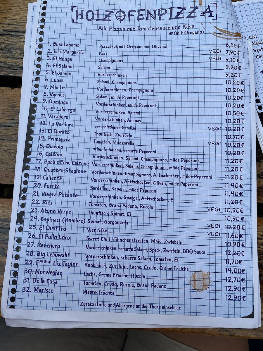 Menu Bob's Rock & Bowl Hammerschmiede-7