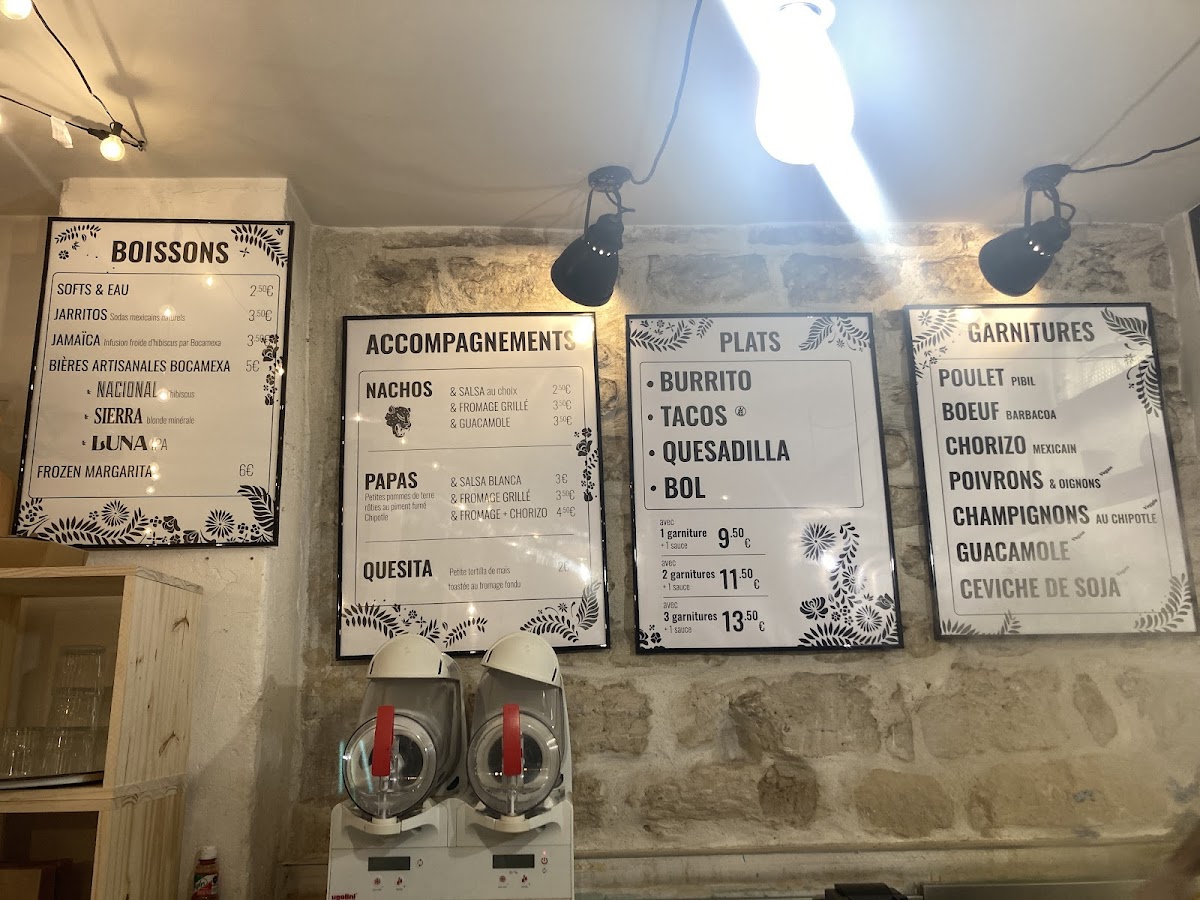 Menu Bocamexa Oberkampf - Restaurant Mexicain-5