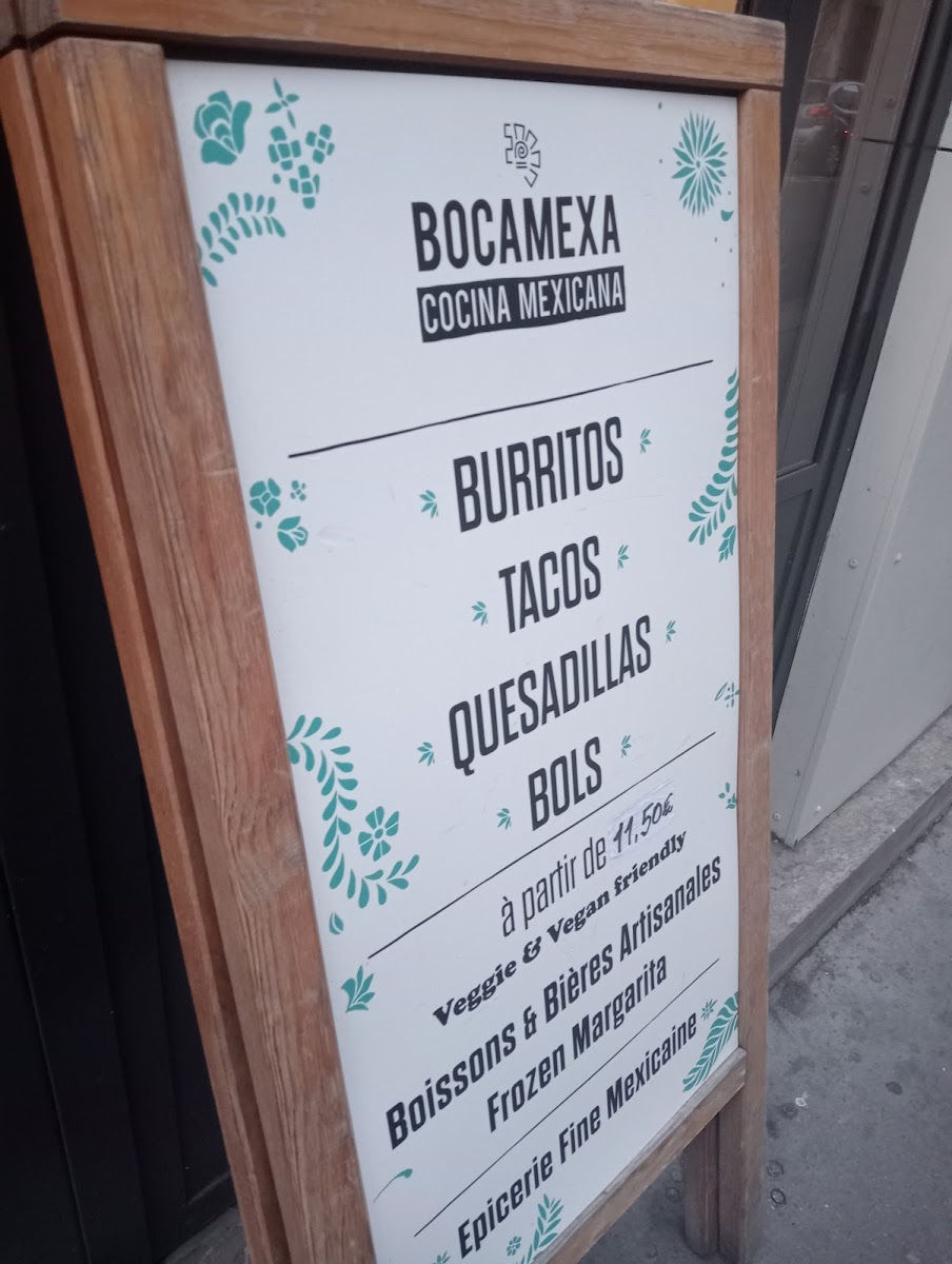 Menu Bocamexa Oberkampf - Restaurant Mexicain-9