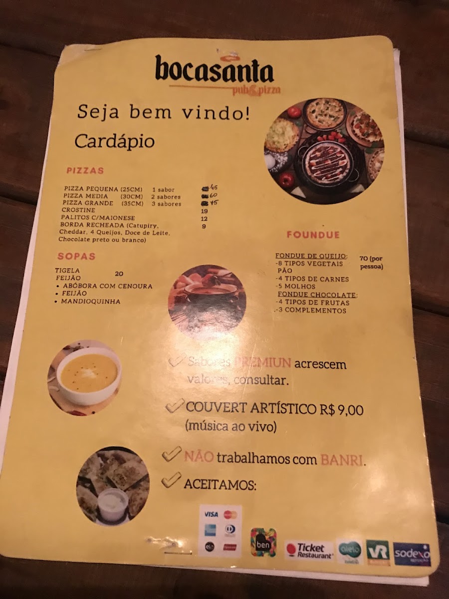 Menu Bocasanta Pub E Pizza-5