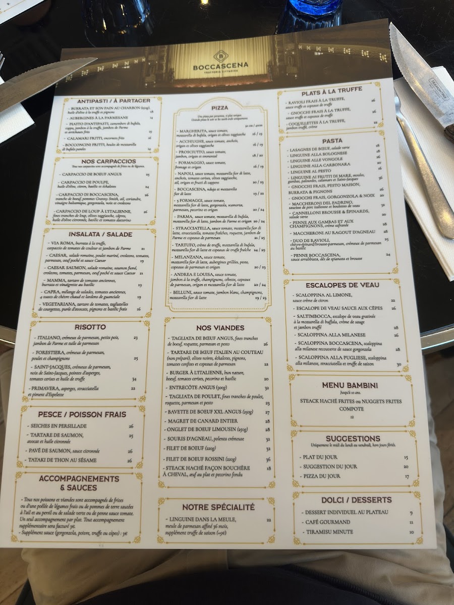Menu Boccascena - Restaurant Italien Marseille-3