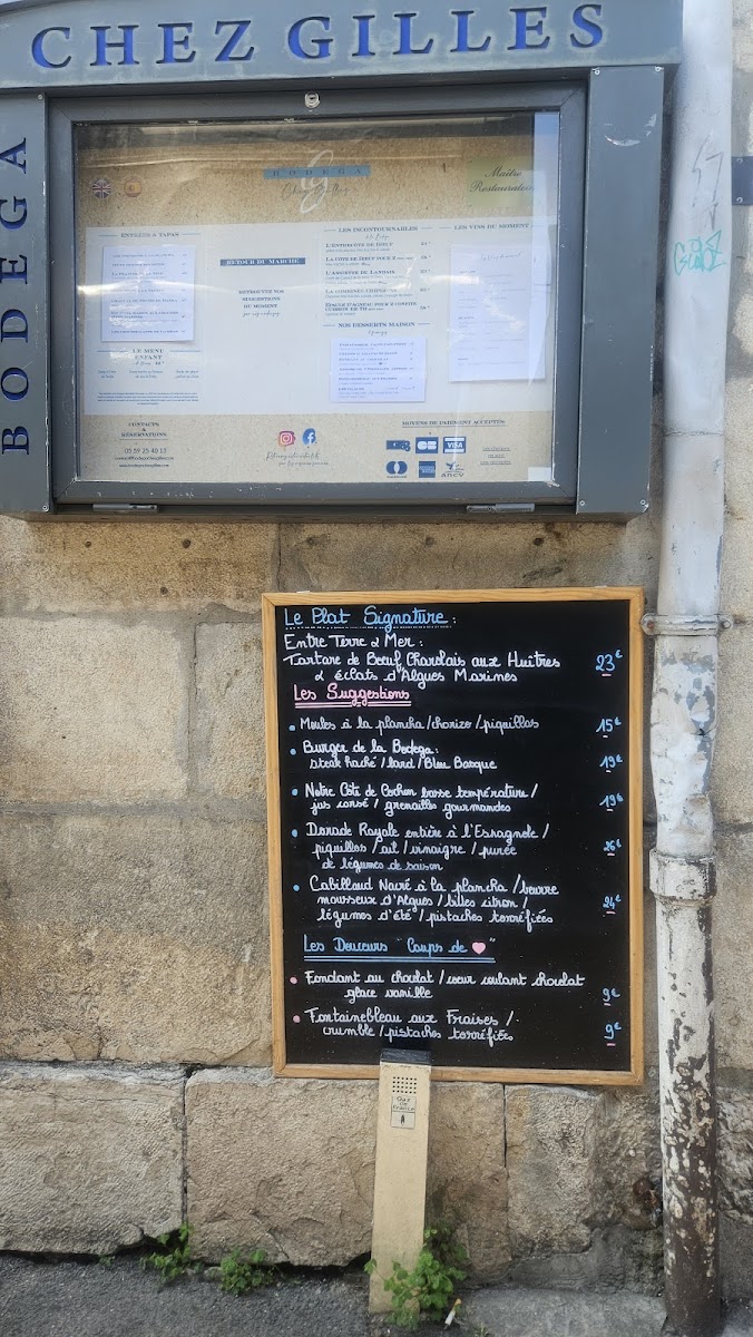 Menu Bodega Chez Gilles-1