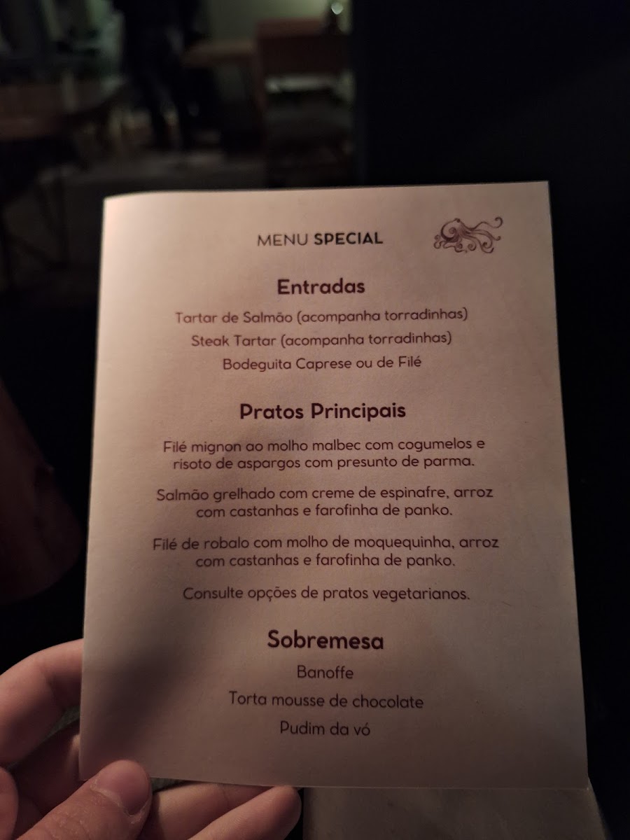Menu Bodega Da Xv-3