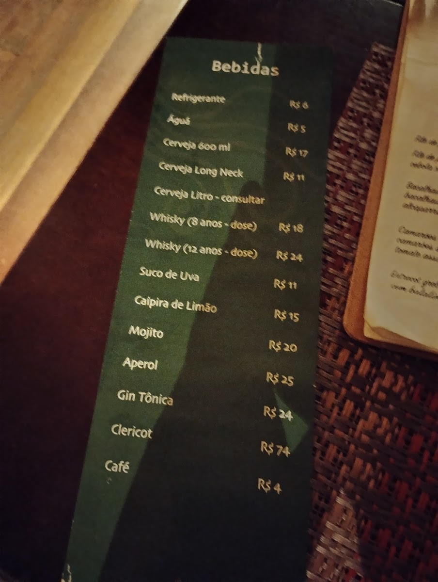 Menu Bodega Da Xv-7