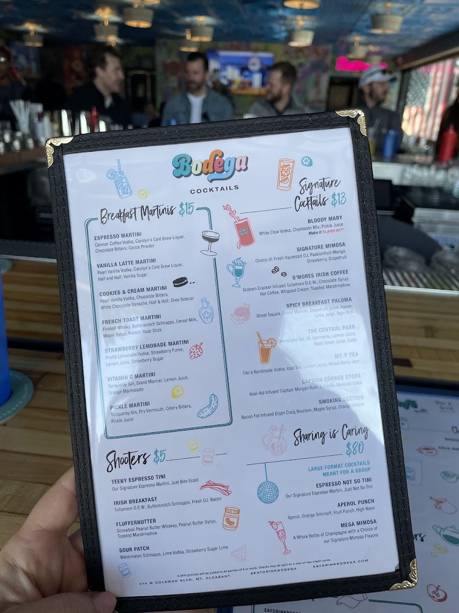 Menu Bodega Mt. Pleasant-10