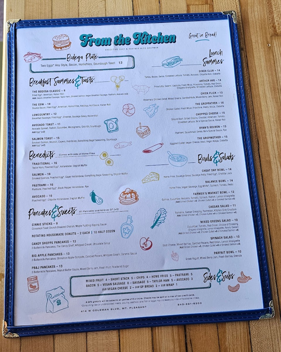 Menu Bodega Mt. Pleasant-2