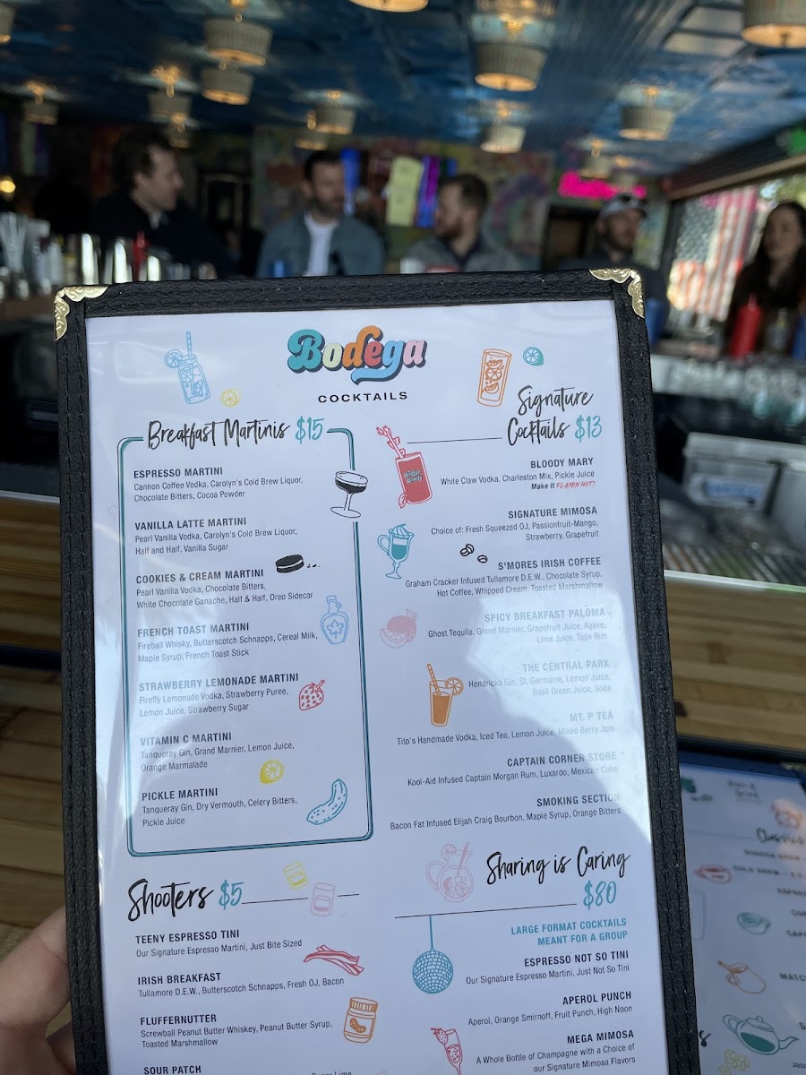 Menu Bodega Mt. Pleasant-9