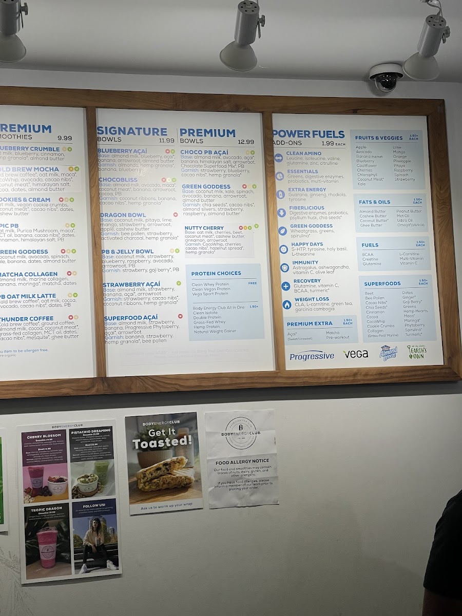 Menu Body Energy Club: Vancouver @ East 3Rd & Ontario-2