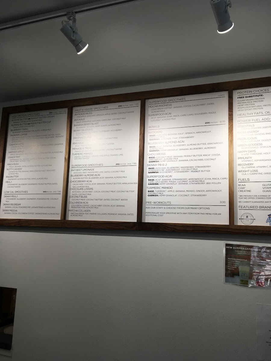Menu Body Energy Club: Vancouver @ East 3Rd & Ontario-5