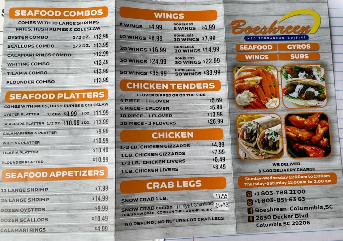 Menu Boeshreen-2