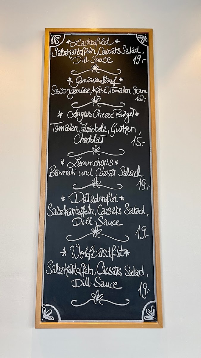 Menu Bogart‘S-5