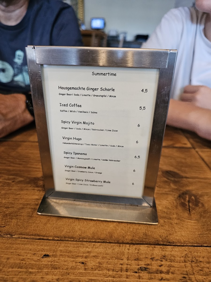 Menu Bogart‘S-9