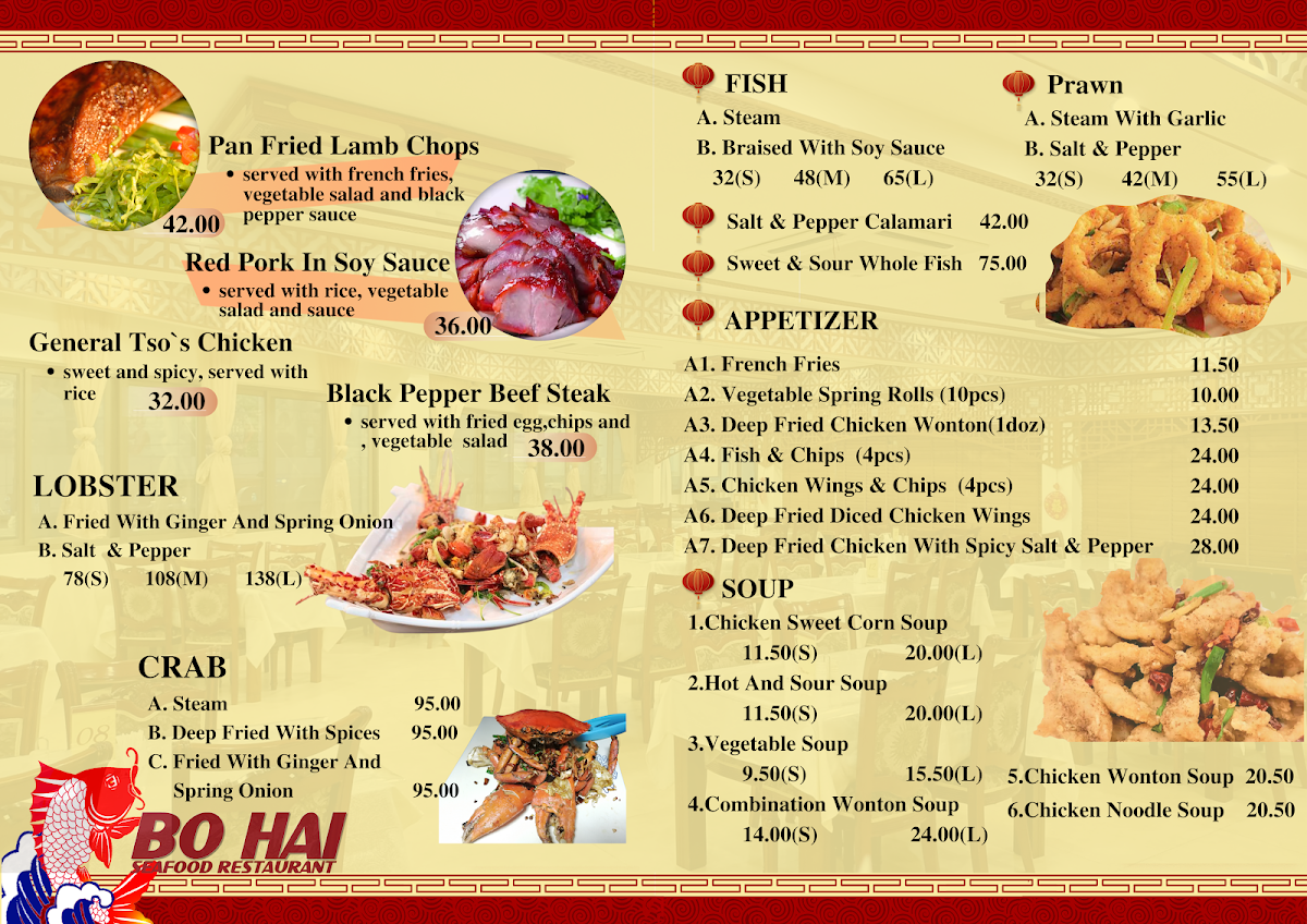 Menu Bohai Seafood Restaurant-1
