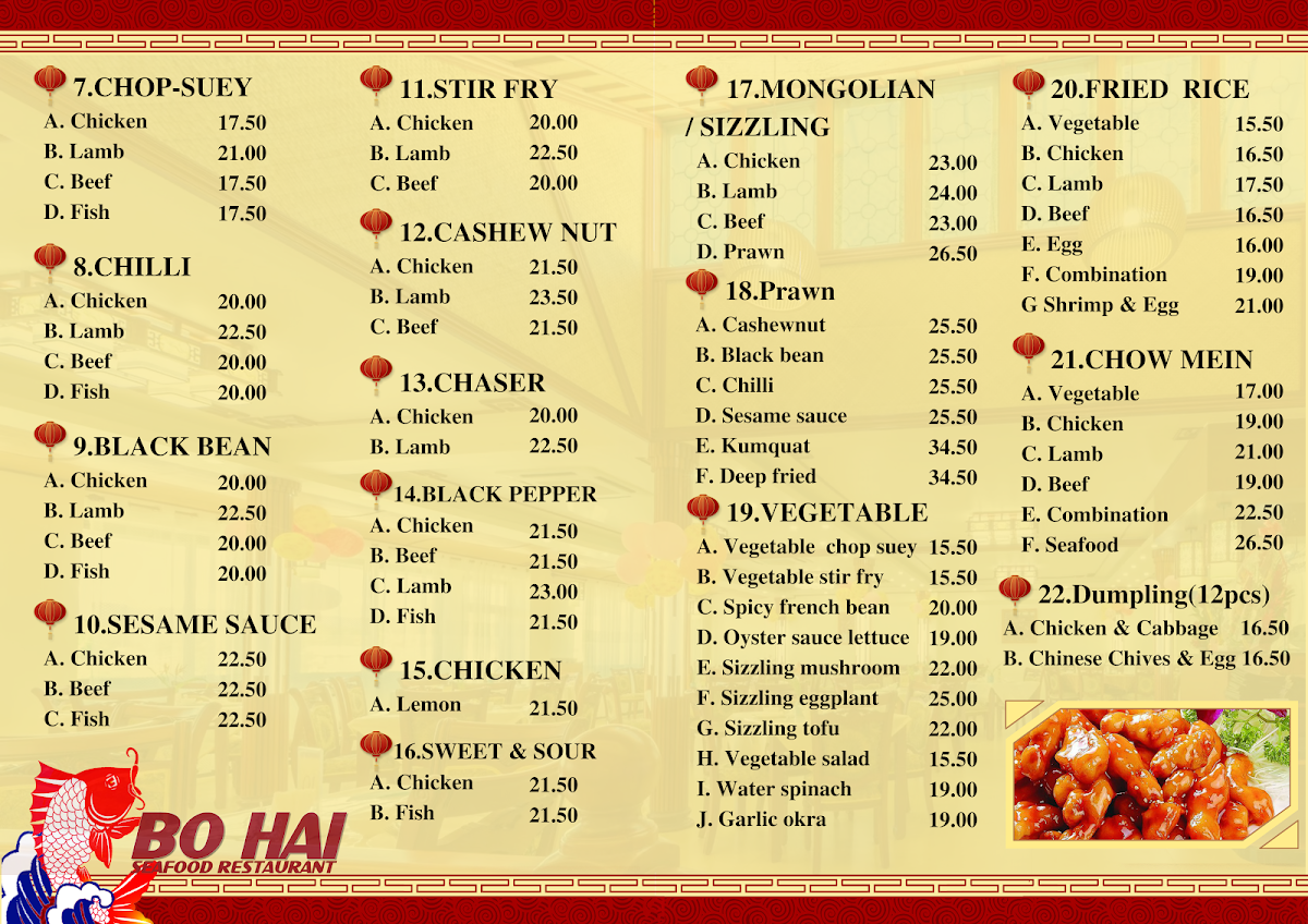 Menu Bohai Seafood Restaurant-3