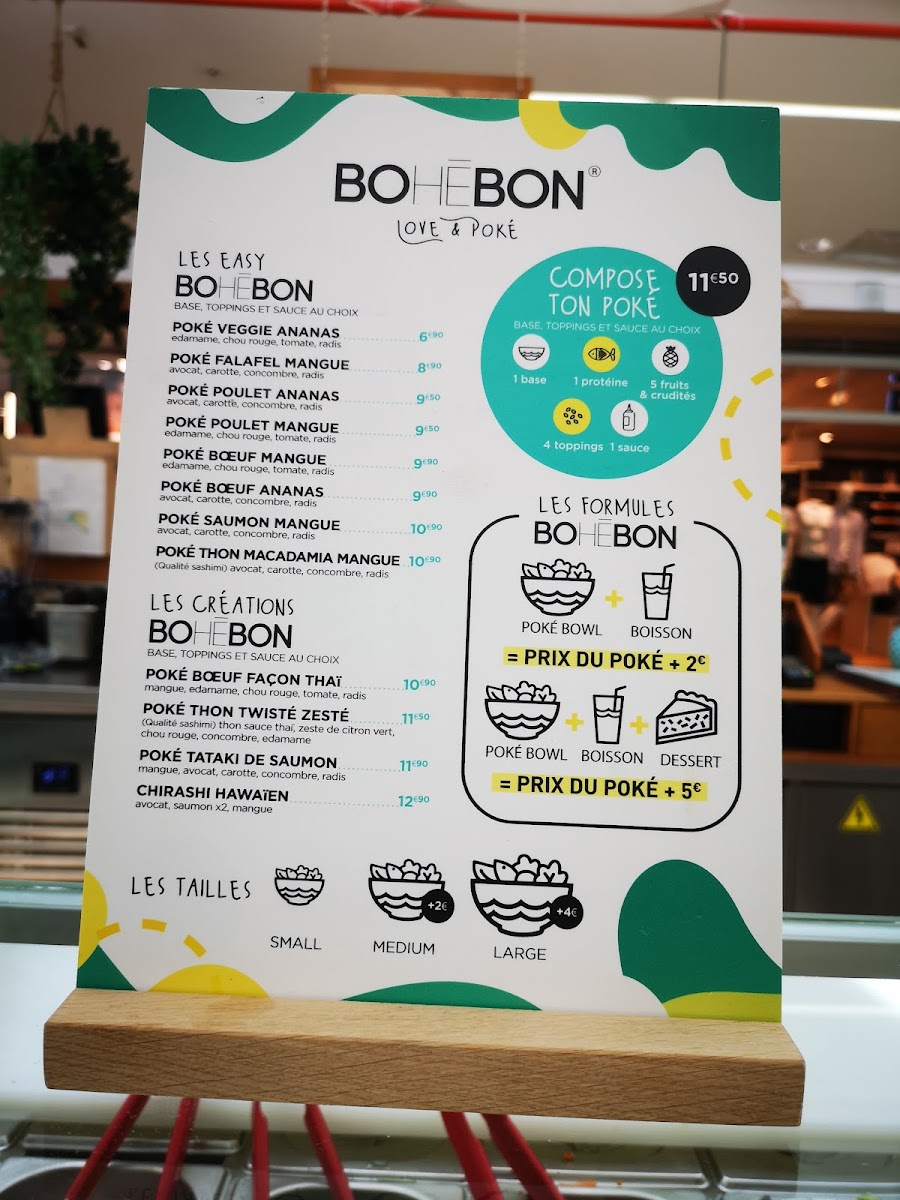 Menu Bohébon Labège - Love & Poke Bowls-4