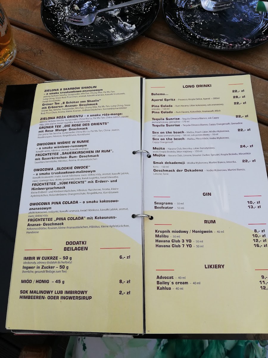 Menu Bohema Caffe Polanica-Zdrój-5